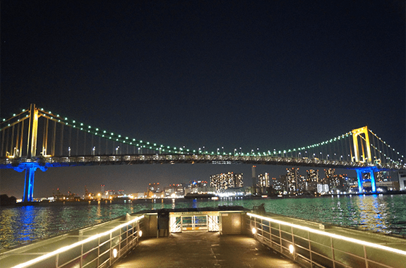 レインボーブリッジの夜景