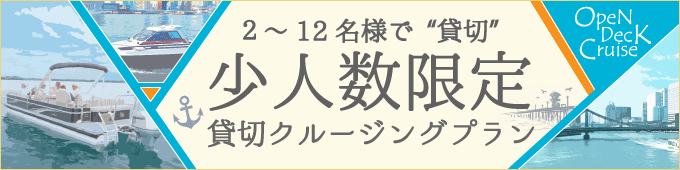 少人数限定貸切クルージングプラン