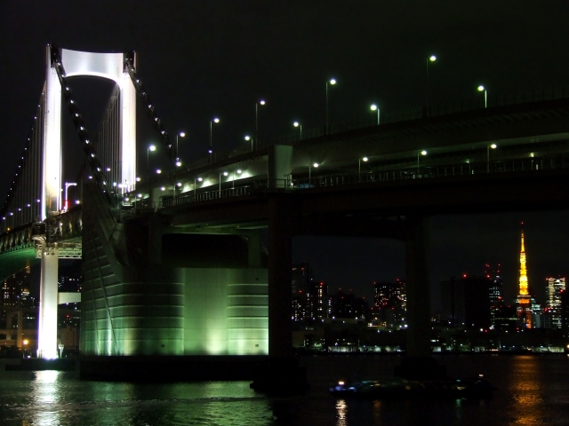 橋の夜景