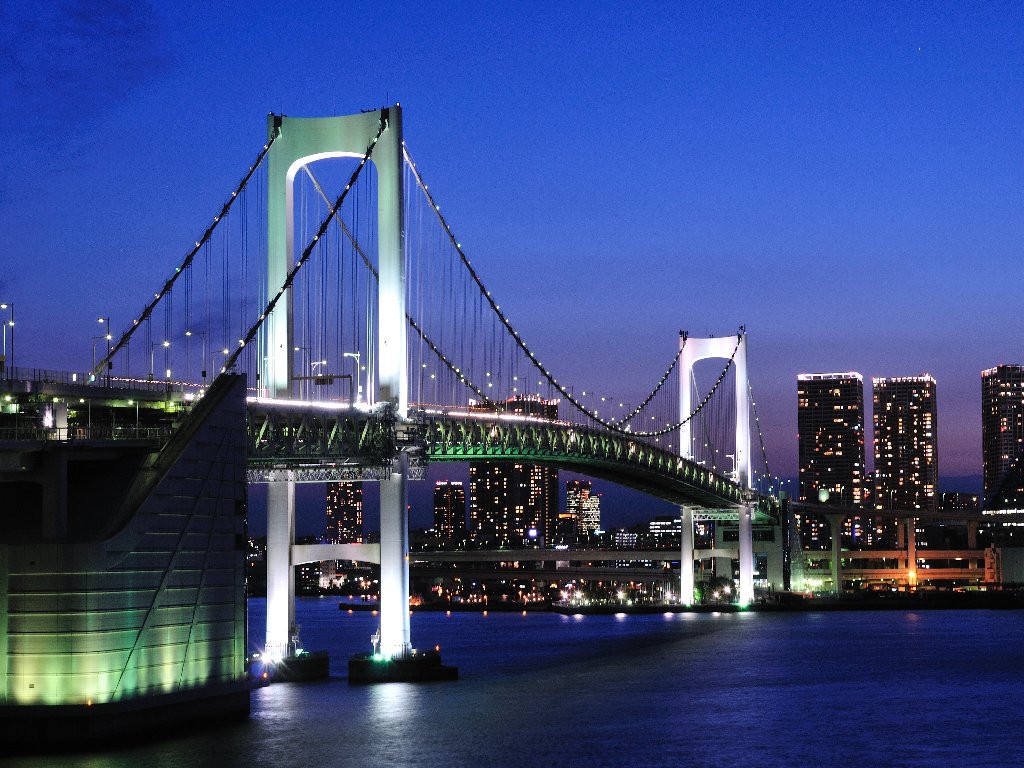 東京湾から見える夜景