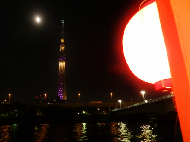 スカイツリーと夜景