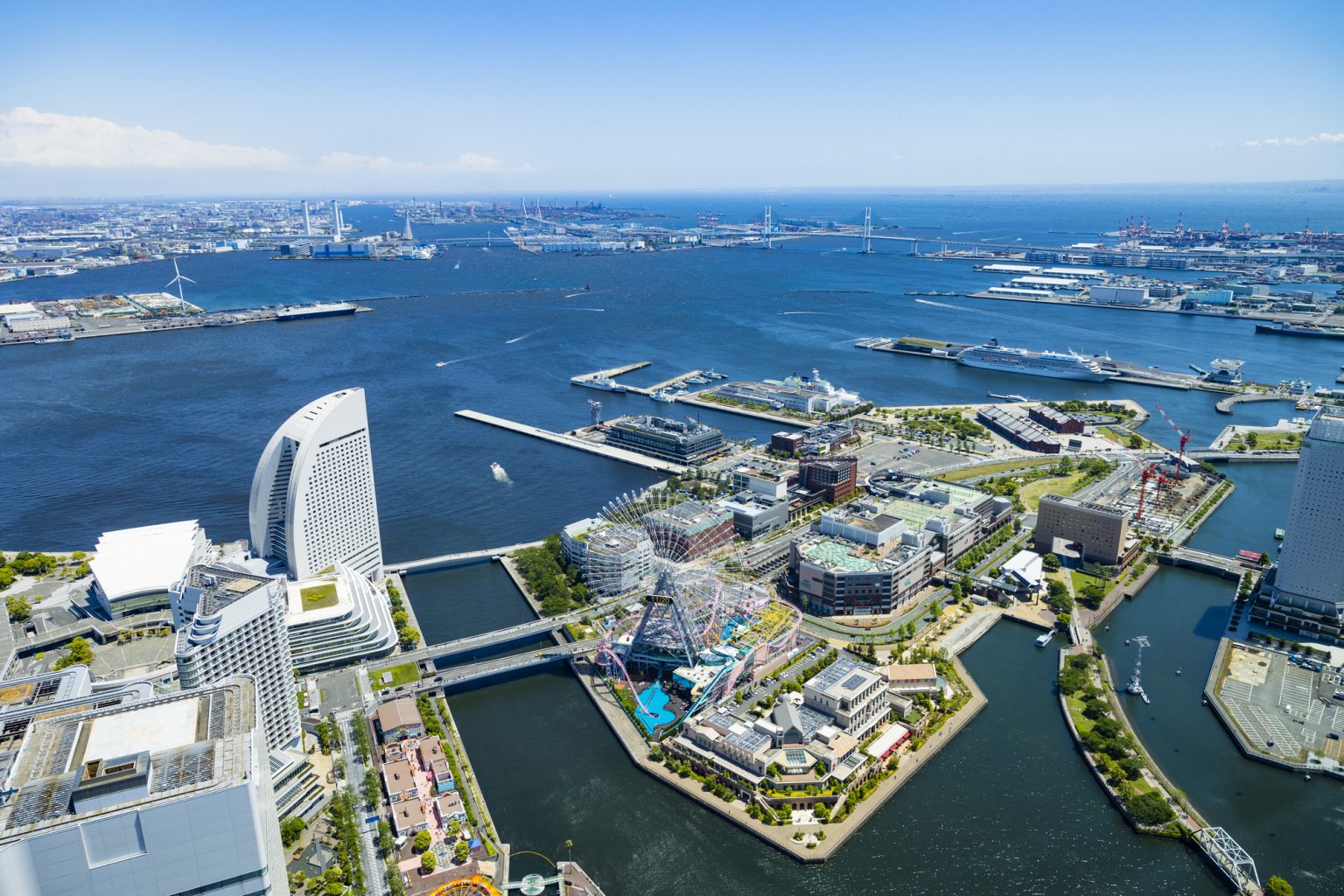 横浜を見下ろした風景