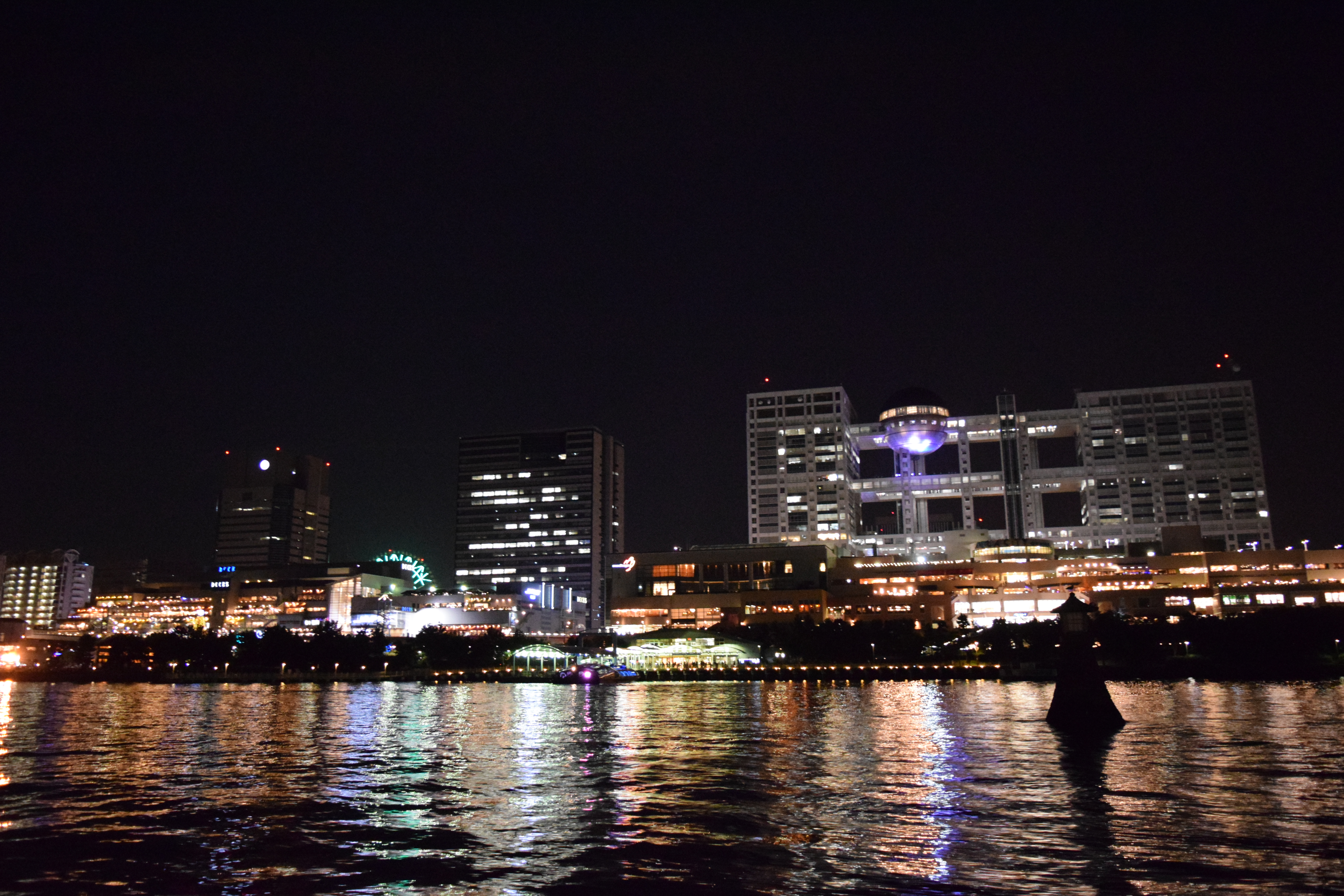 夜のお台場