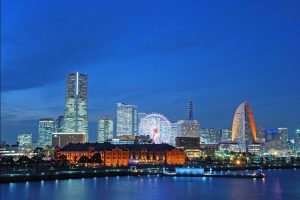 横浜みなとみらいの夜景