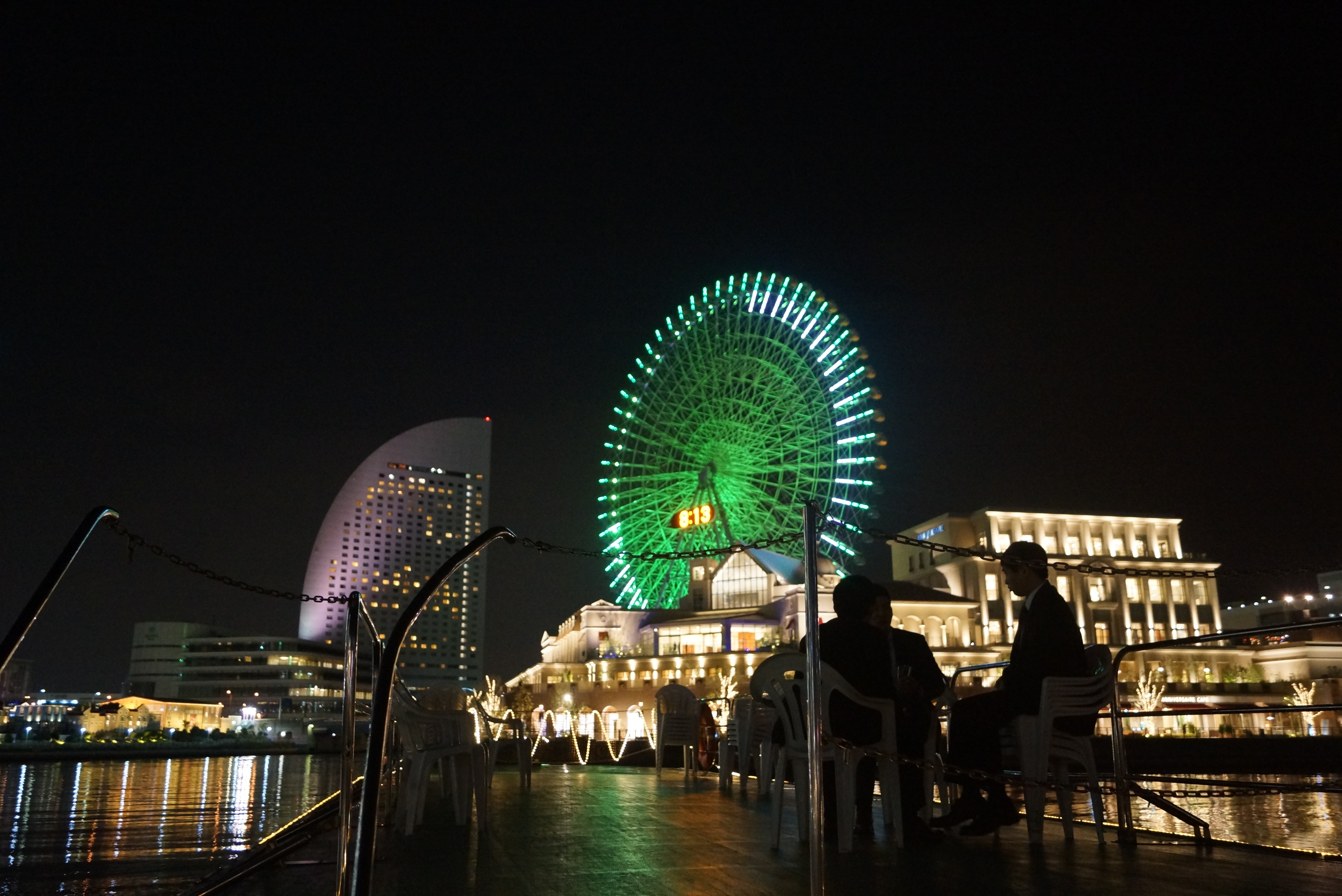 横浜みなとみらいの夜景