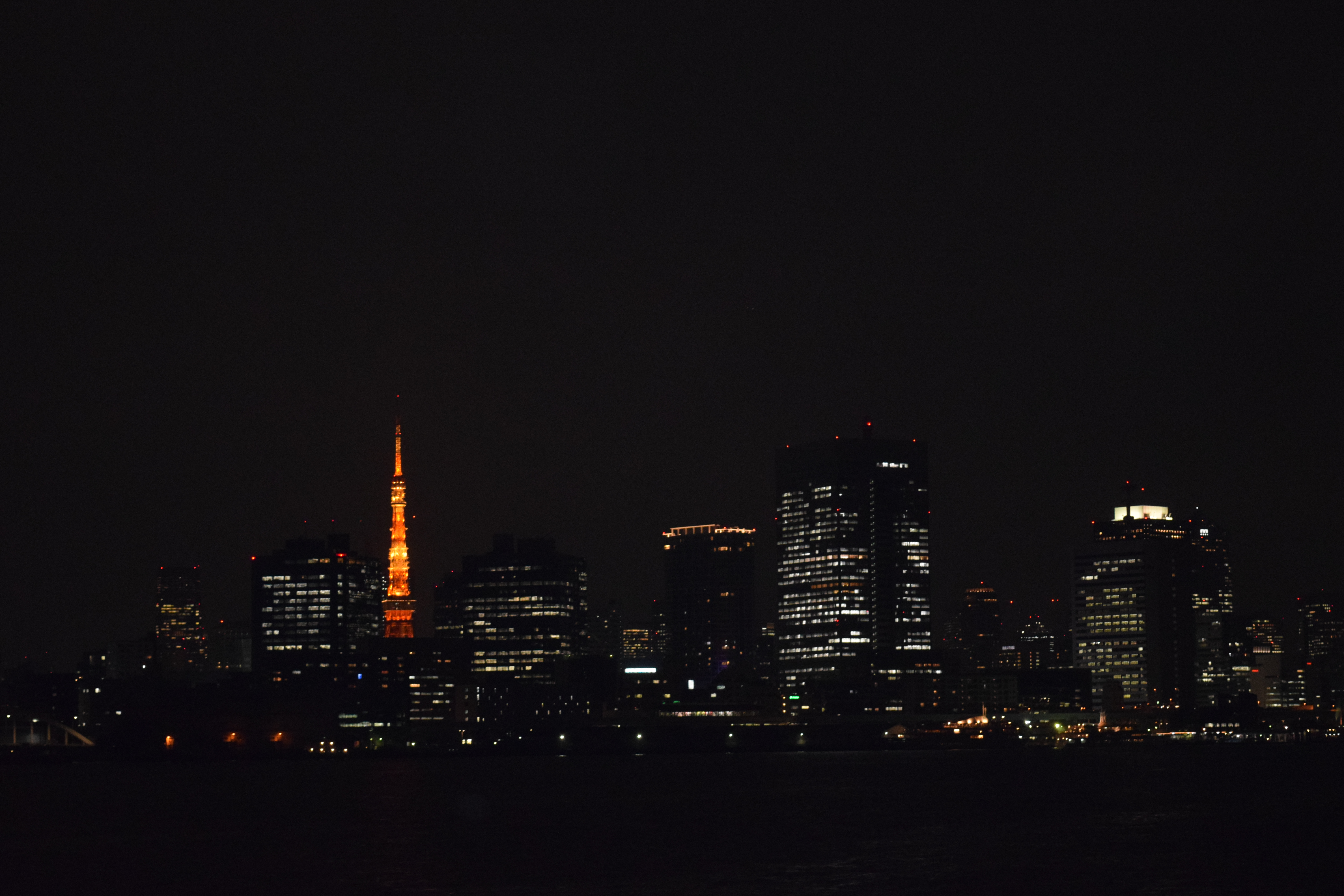 東京タワーが見える夜景