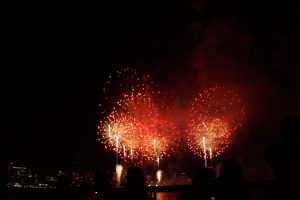 幕張ビーチフェスタの花火