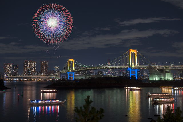 お台場レインボー花火