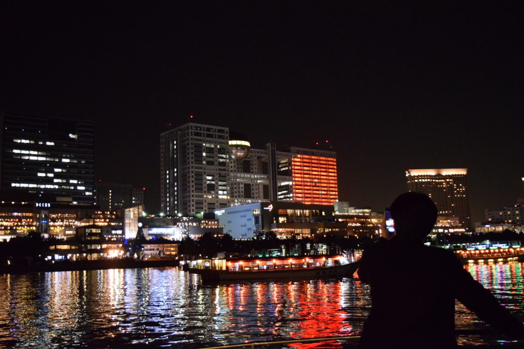 夜のお台場