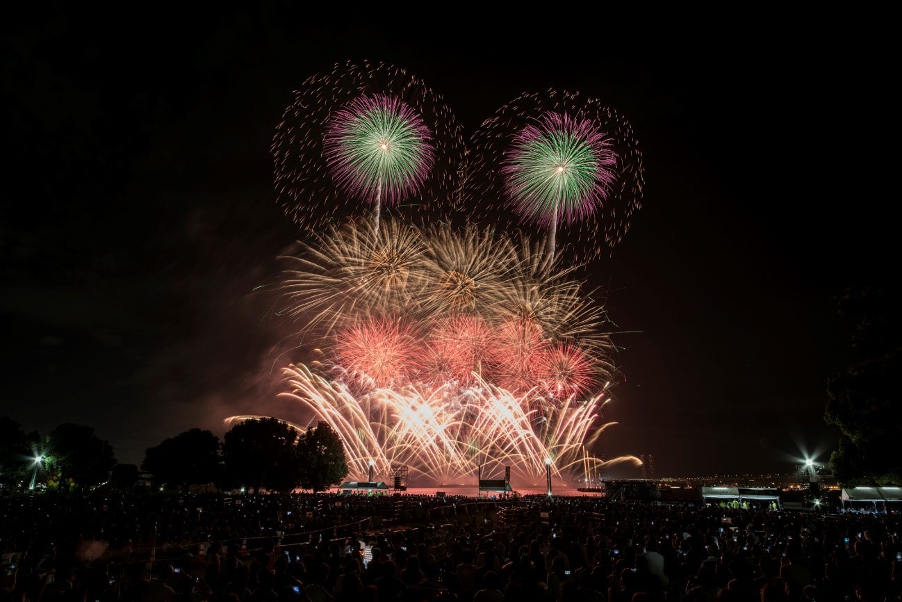 花火 ピンクシャンパン 打上げ花火
