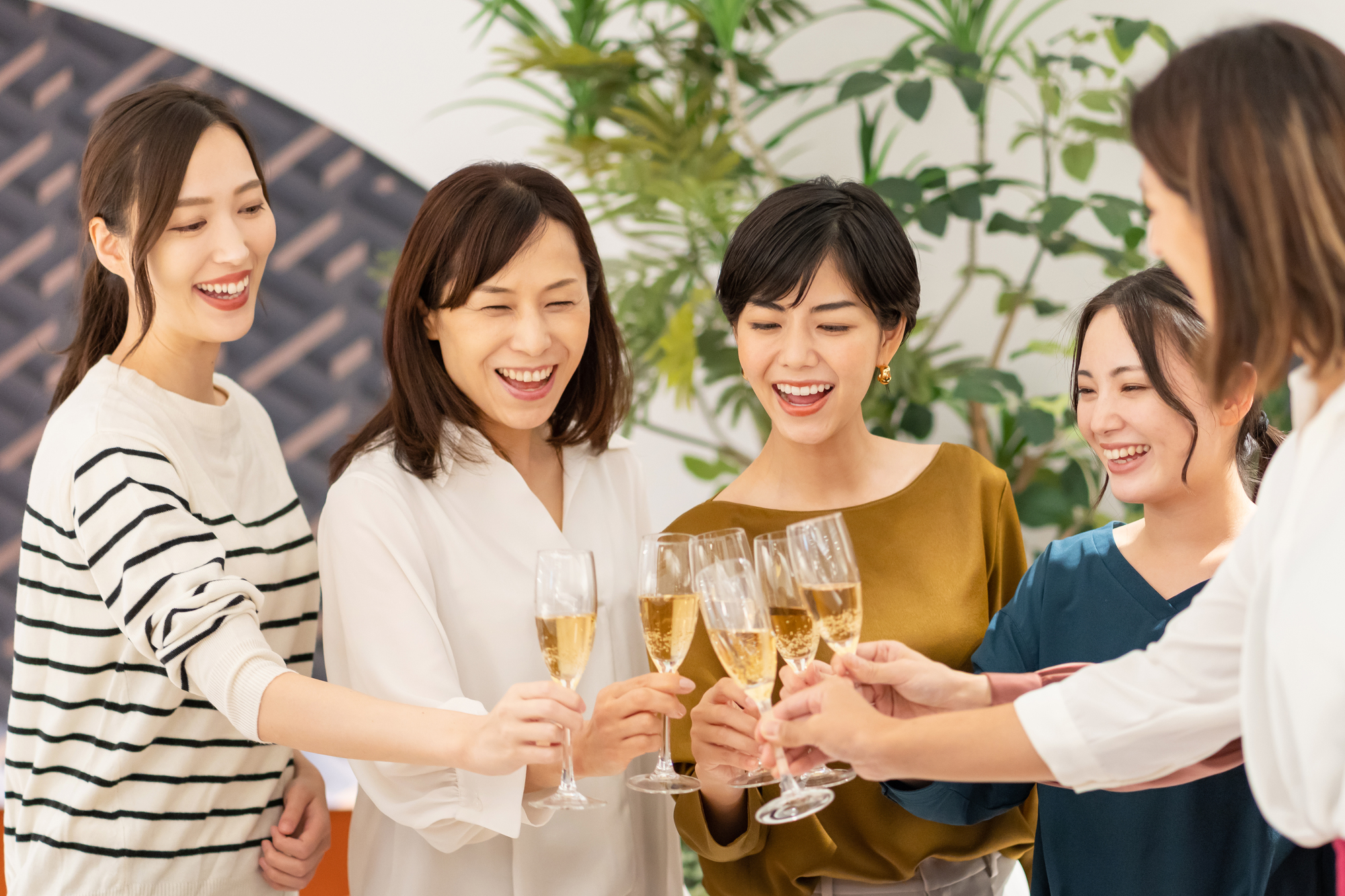 女子会の乾杯