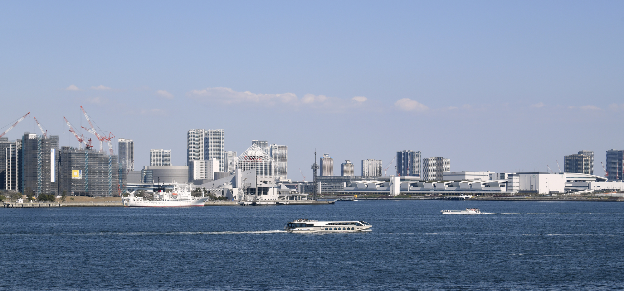 東京湾の景色