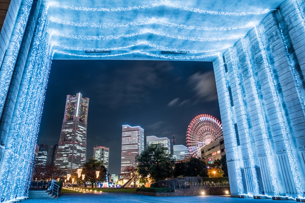イルミネーションと夜景