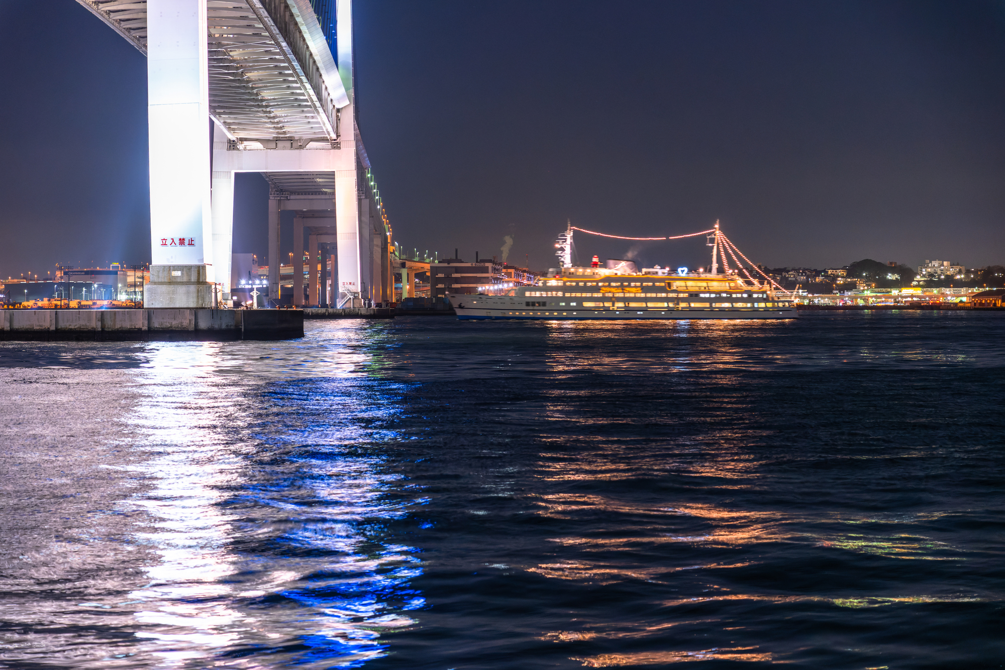 夜間の納涼船プランとクルージング