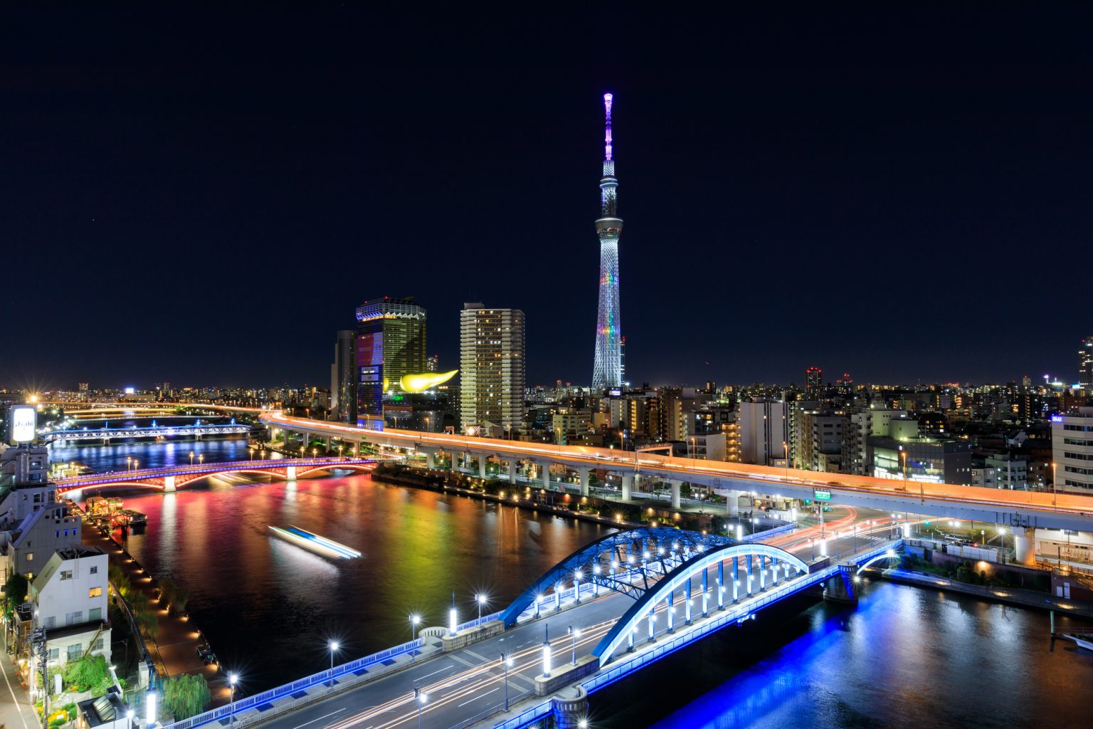 スカイツリーの夜景