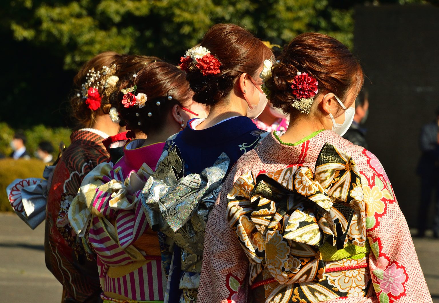 着物女性