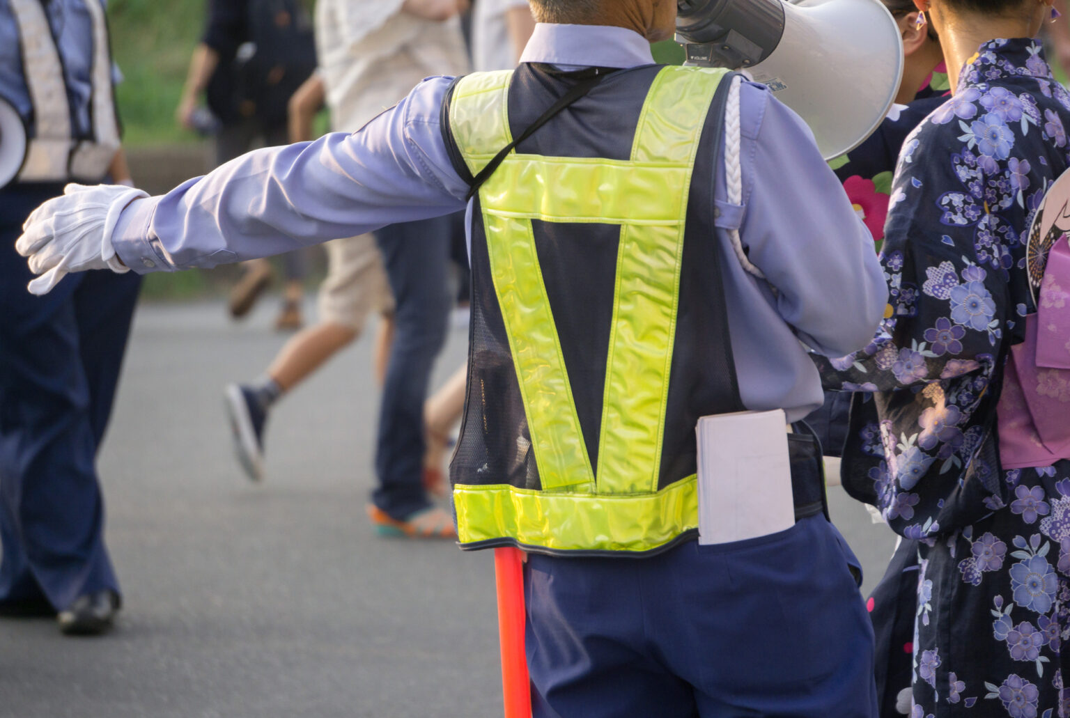 道路の整備員