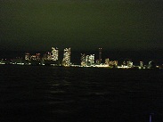 二階デッキから見える夜景
