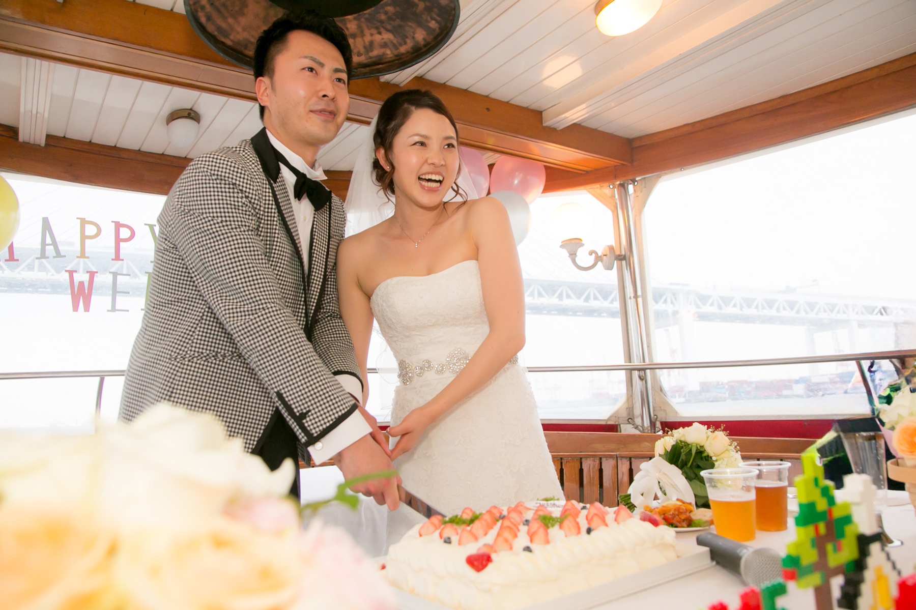 結婚式２次会でバルーンリリース！＠マルコポーロ　横浜近郊クルーズ