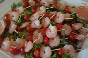 海老のピンチョスの写真