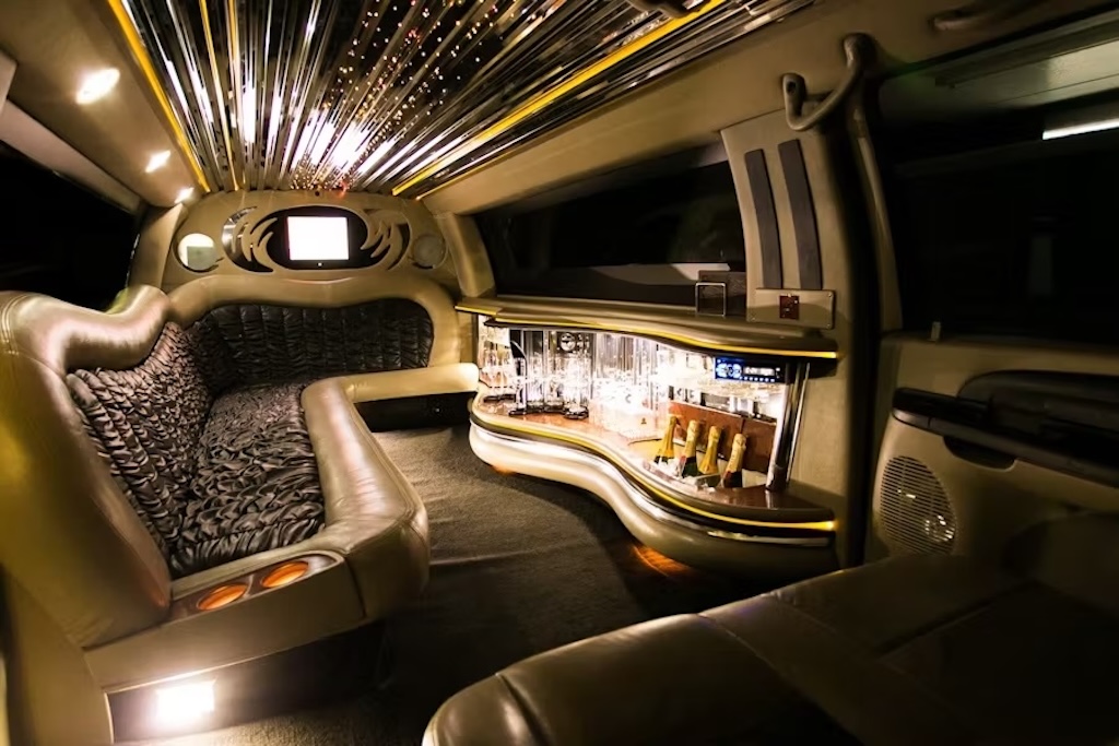 リムジンの内装