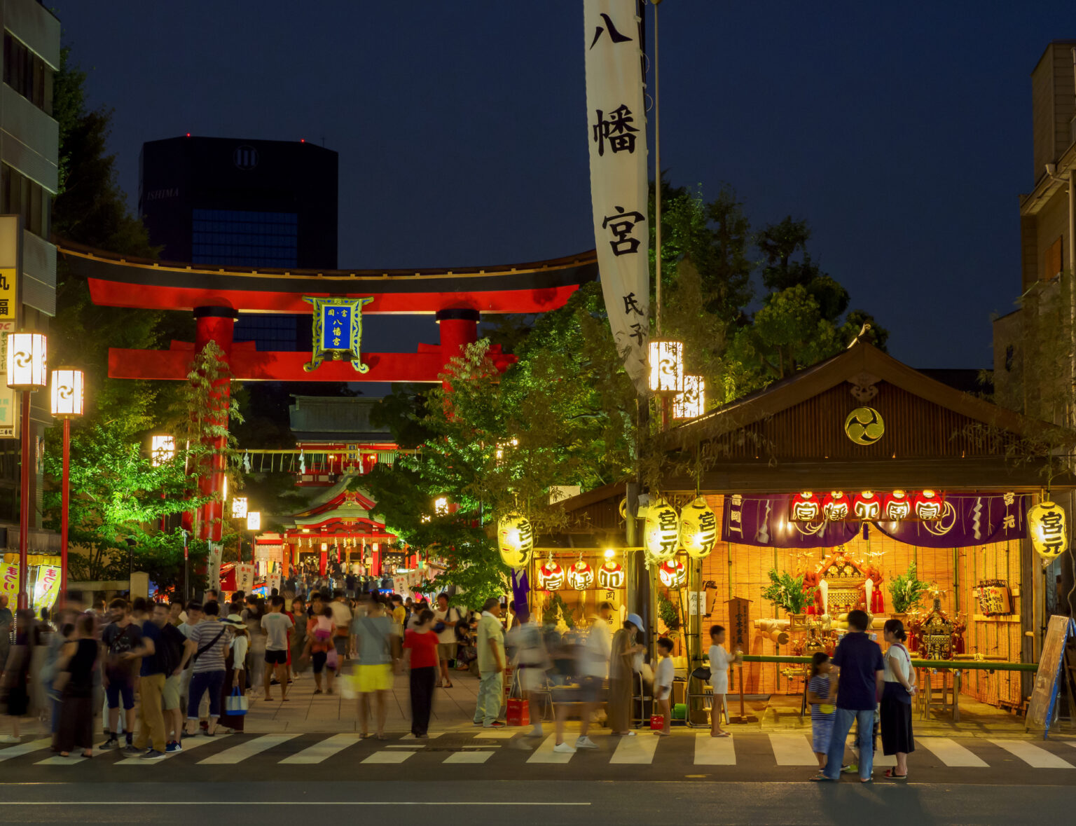 神社の祭り