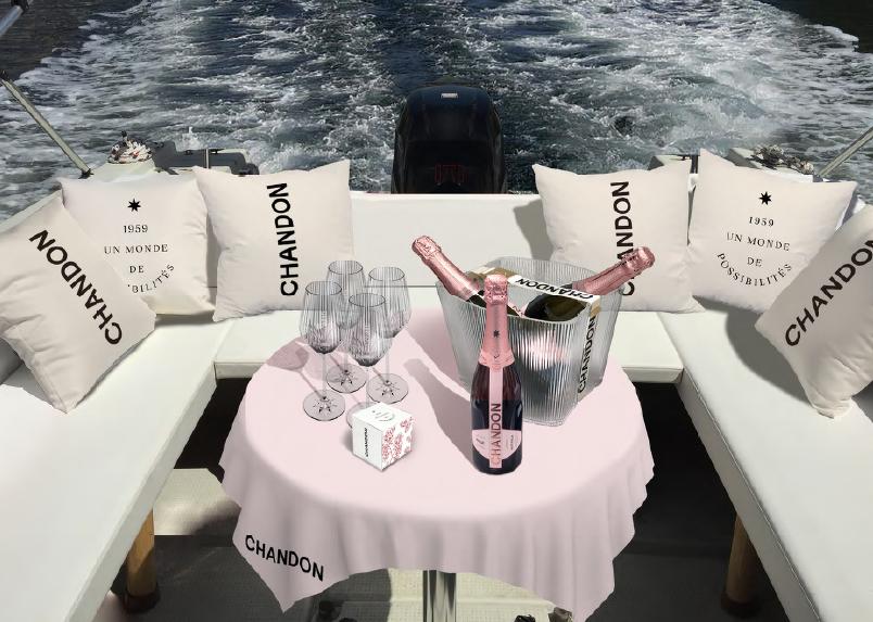 目黒川お花見CHANDONクルーズ2026装飾イメージ