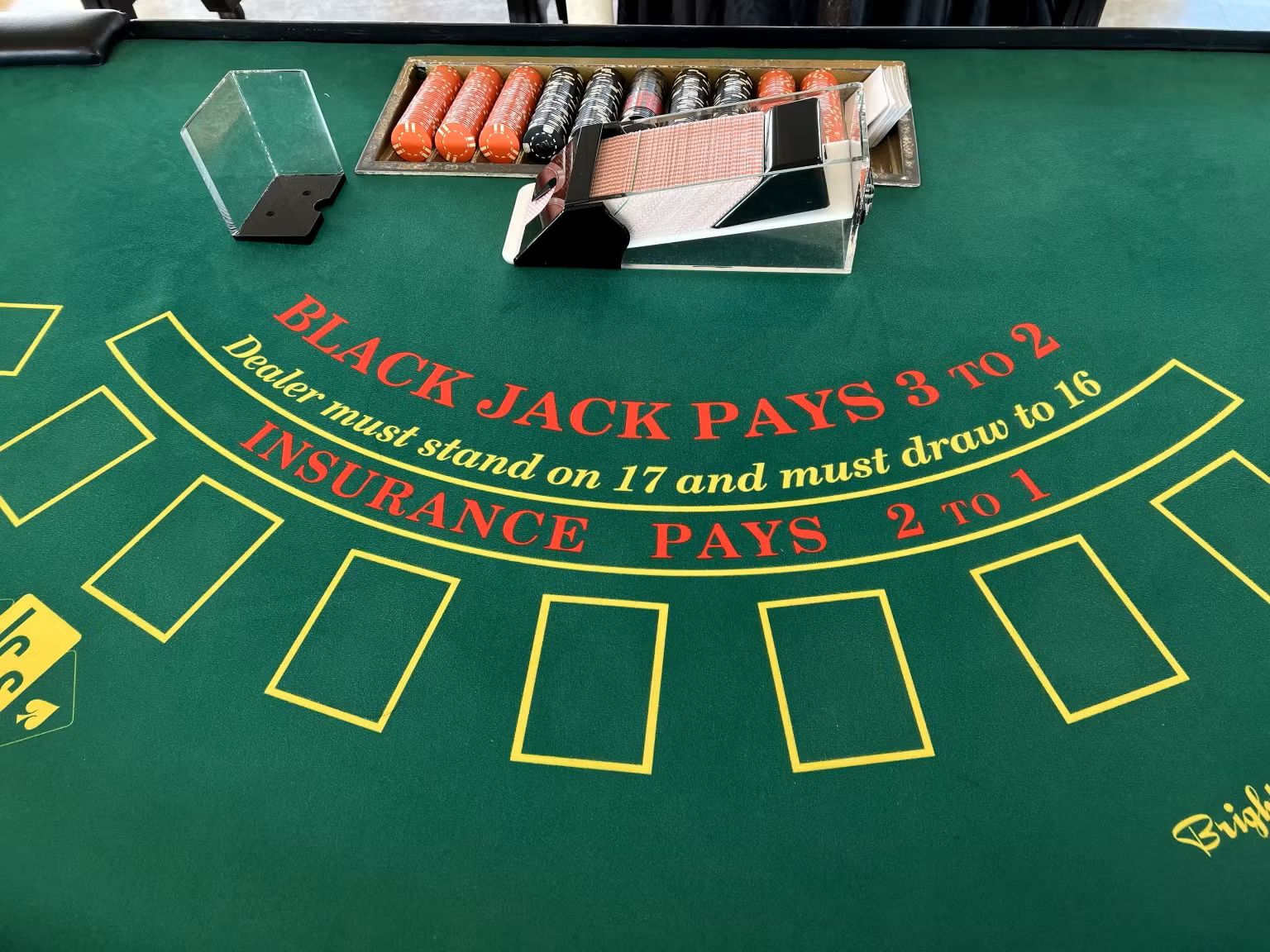 ブラックジャックの台