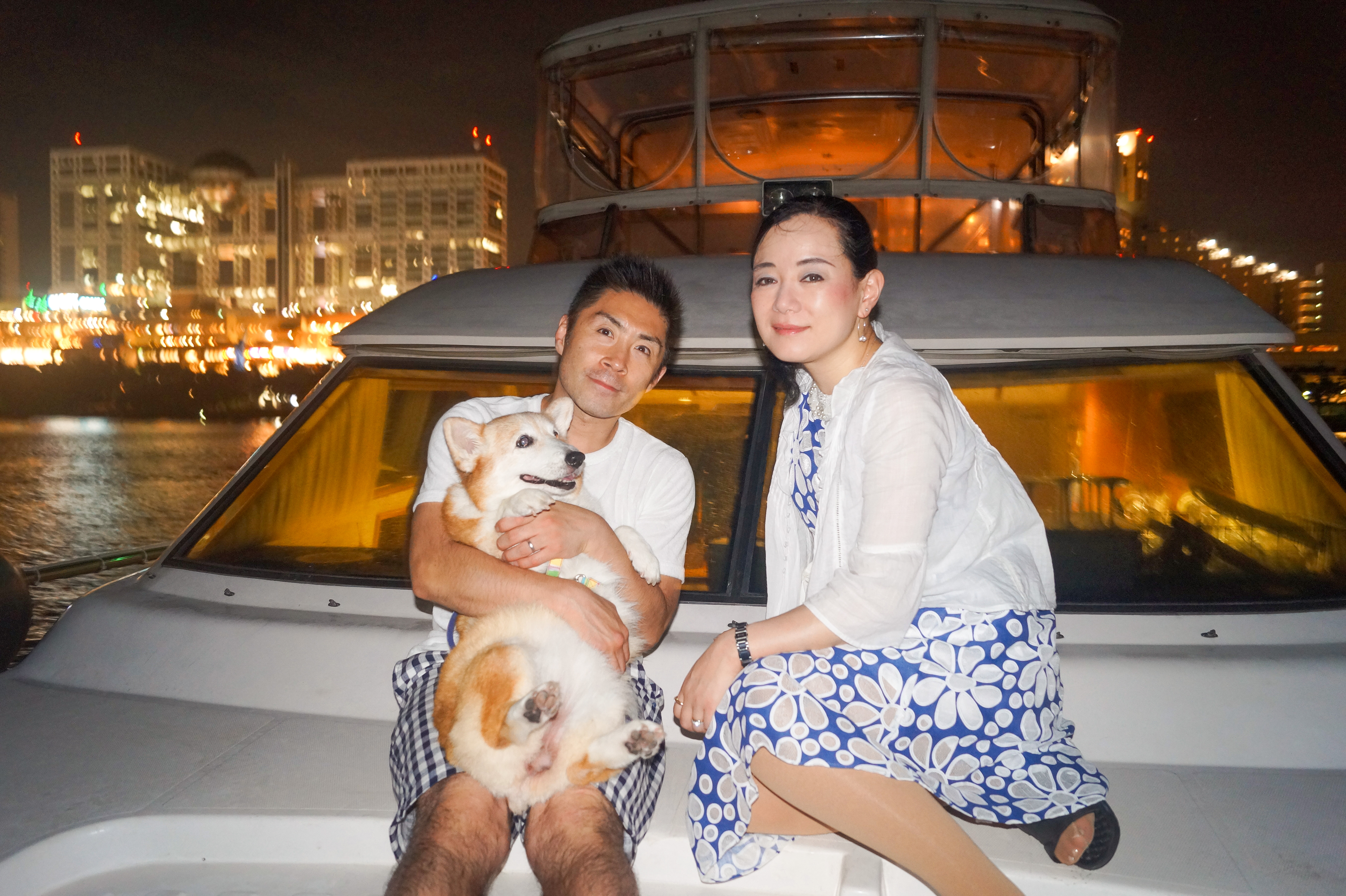 ワンちゃんとカップル