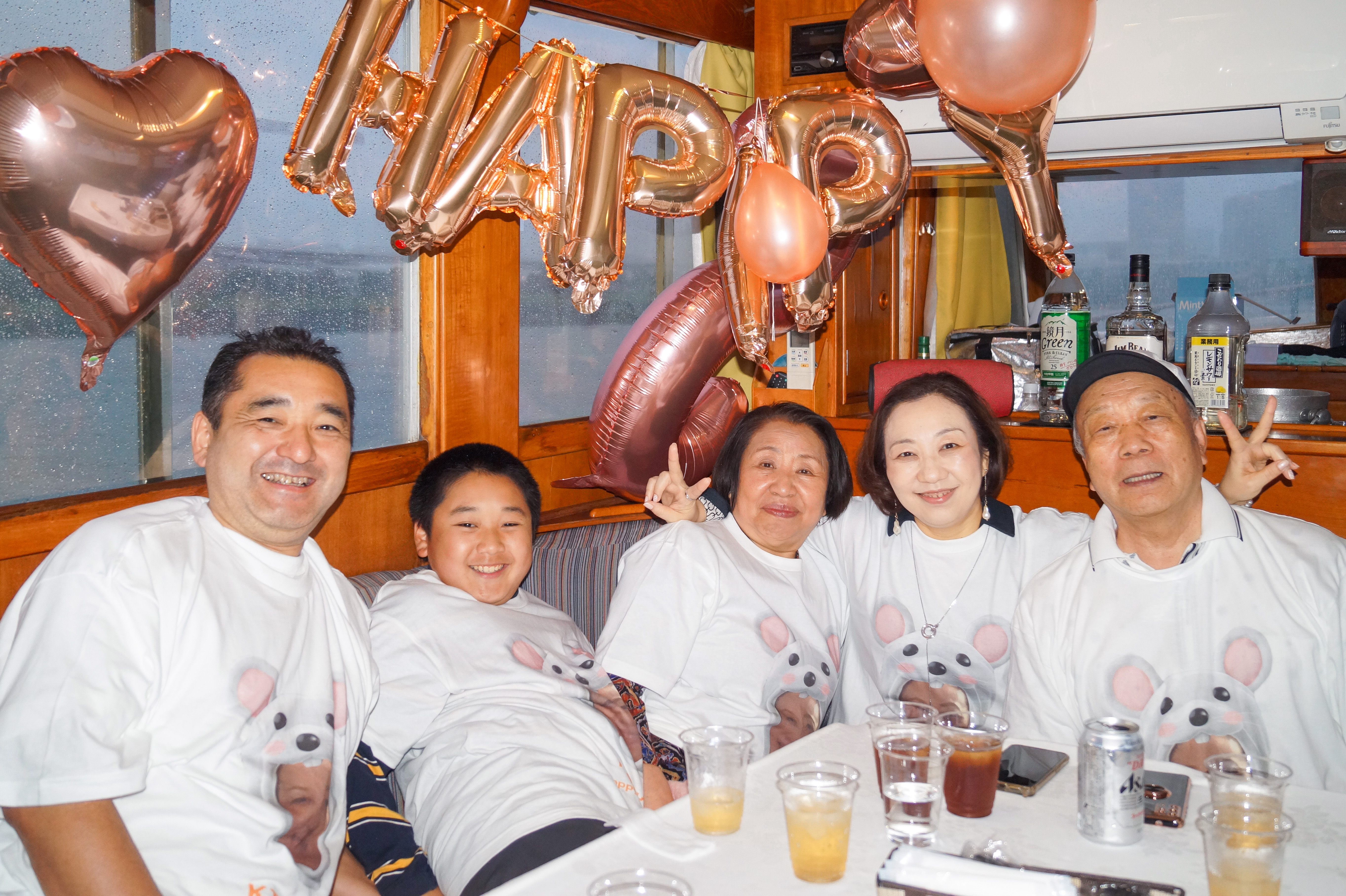 家族で誕生日祝い