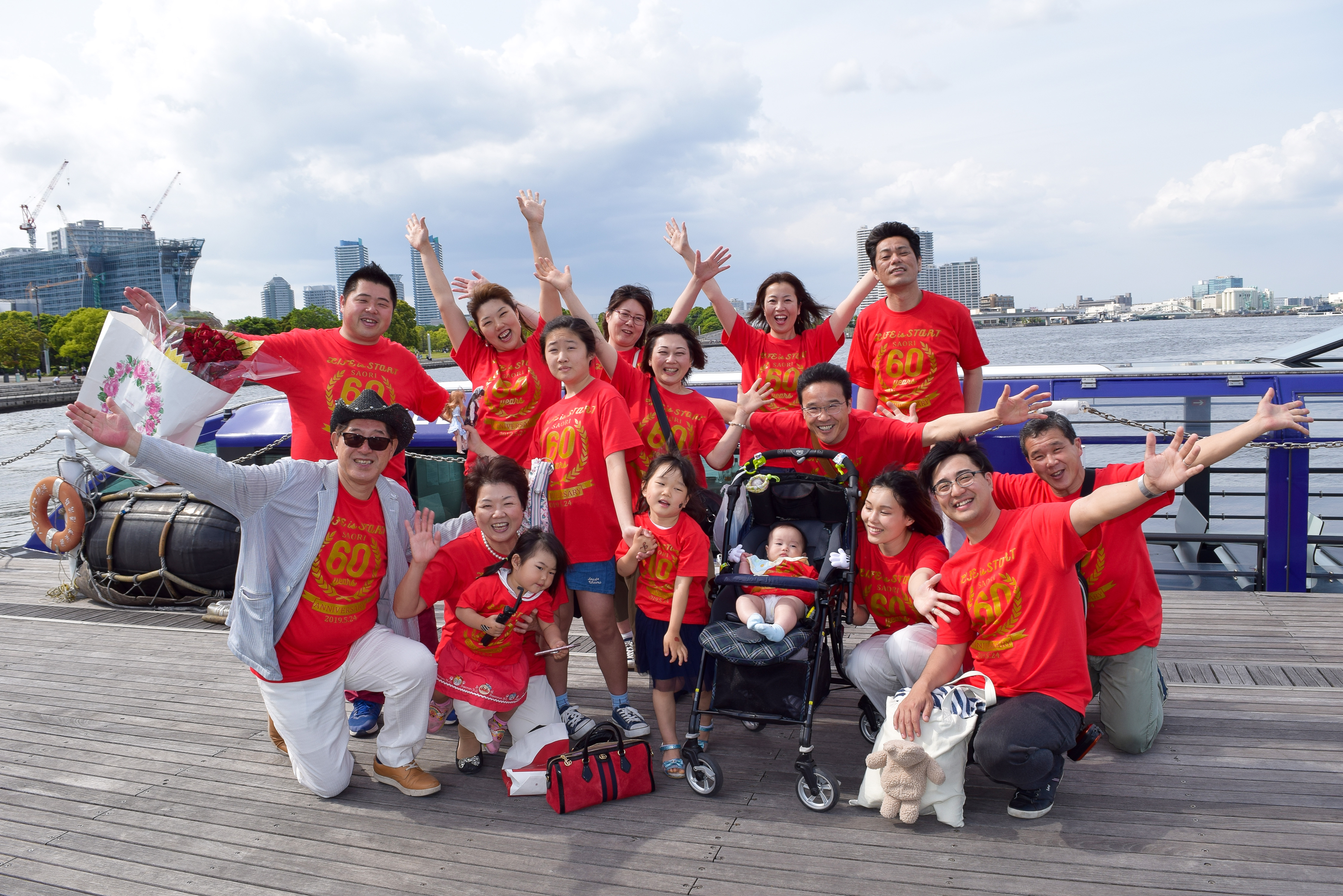 家族で還暦祝い