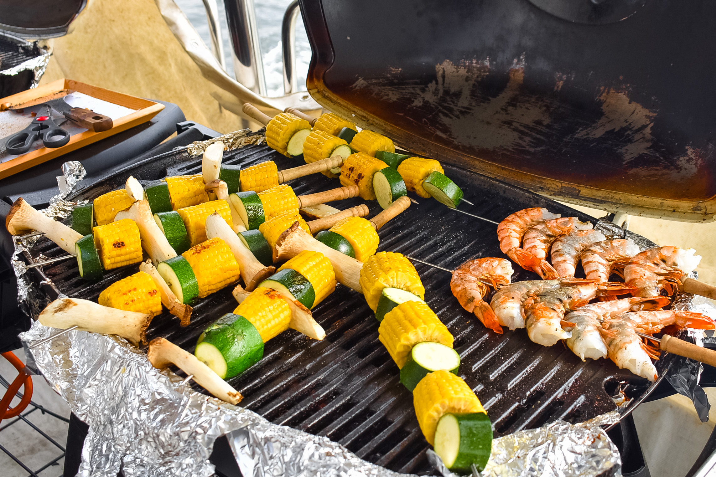 船上BBQ