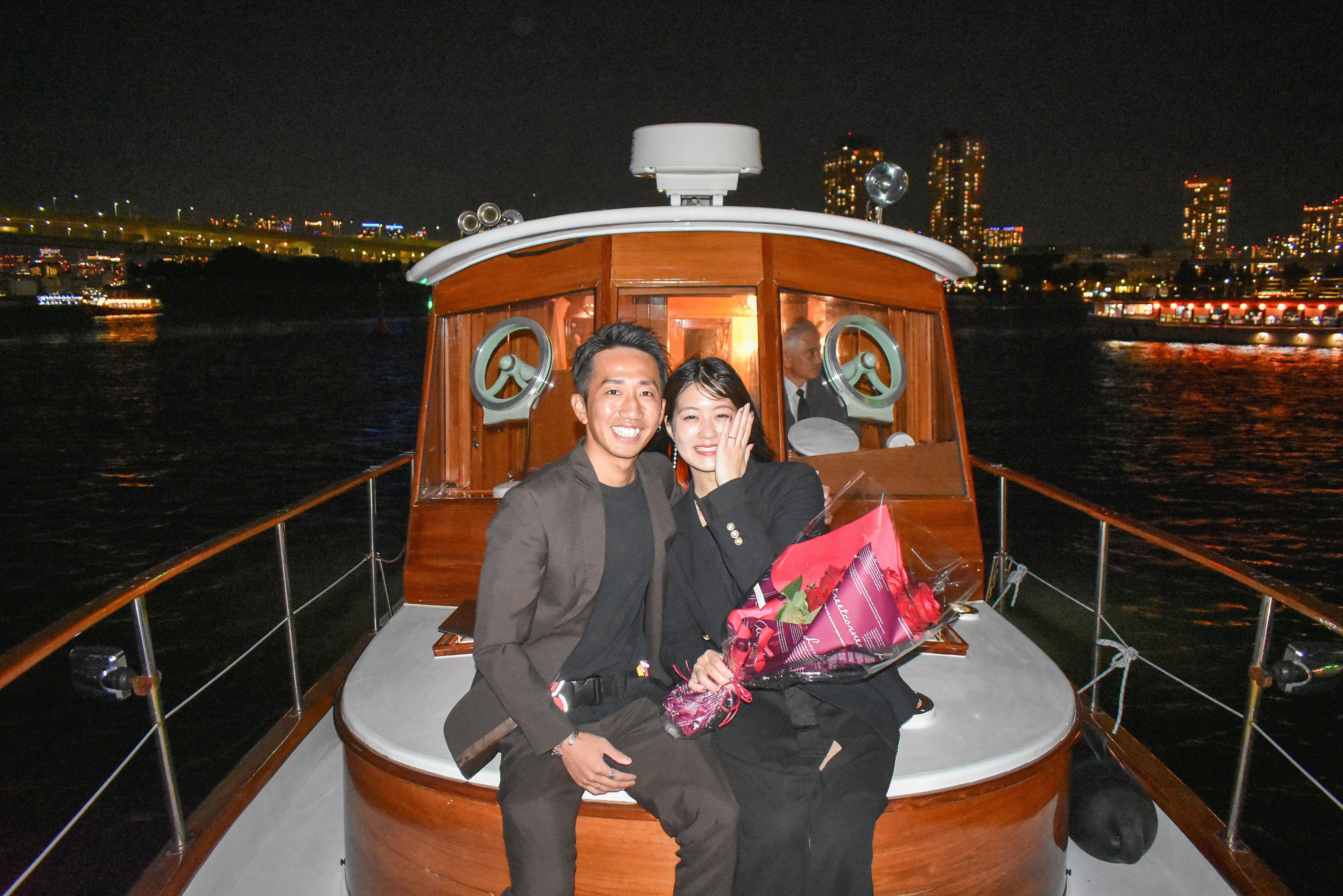 船上プロポーズ