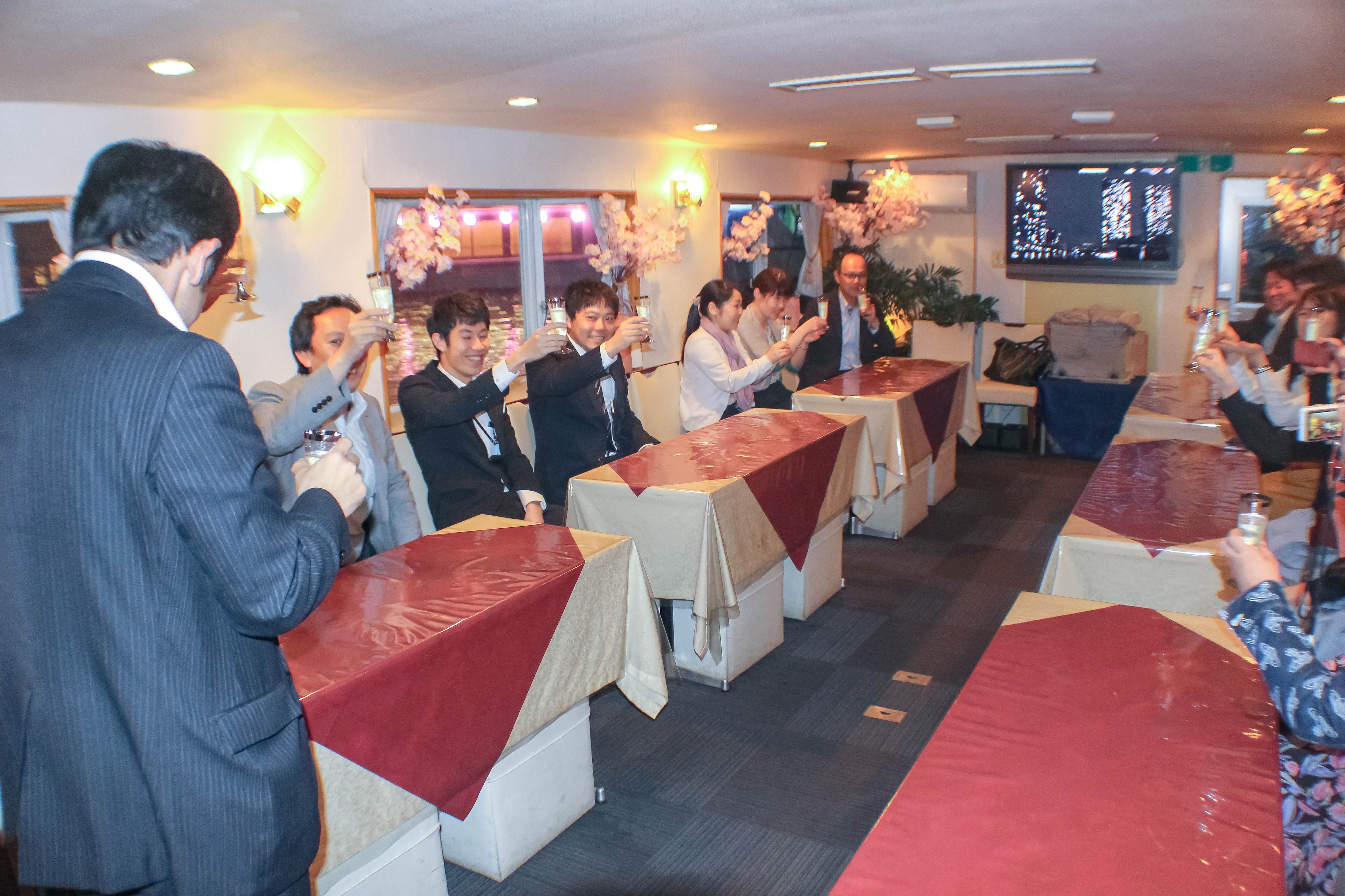 乾杯の様子