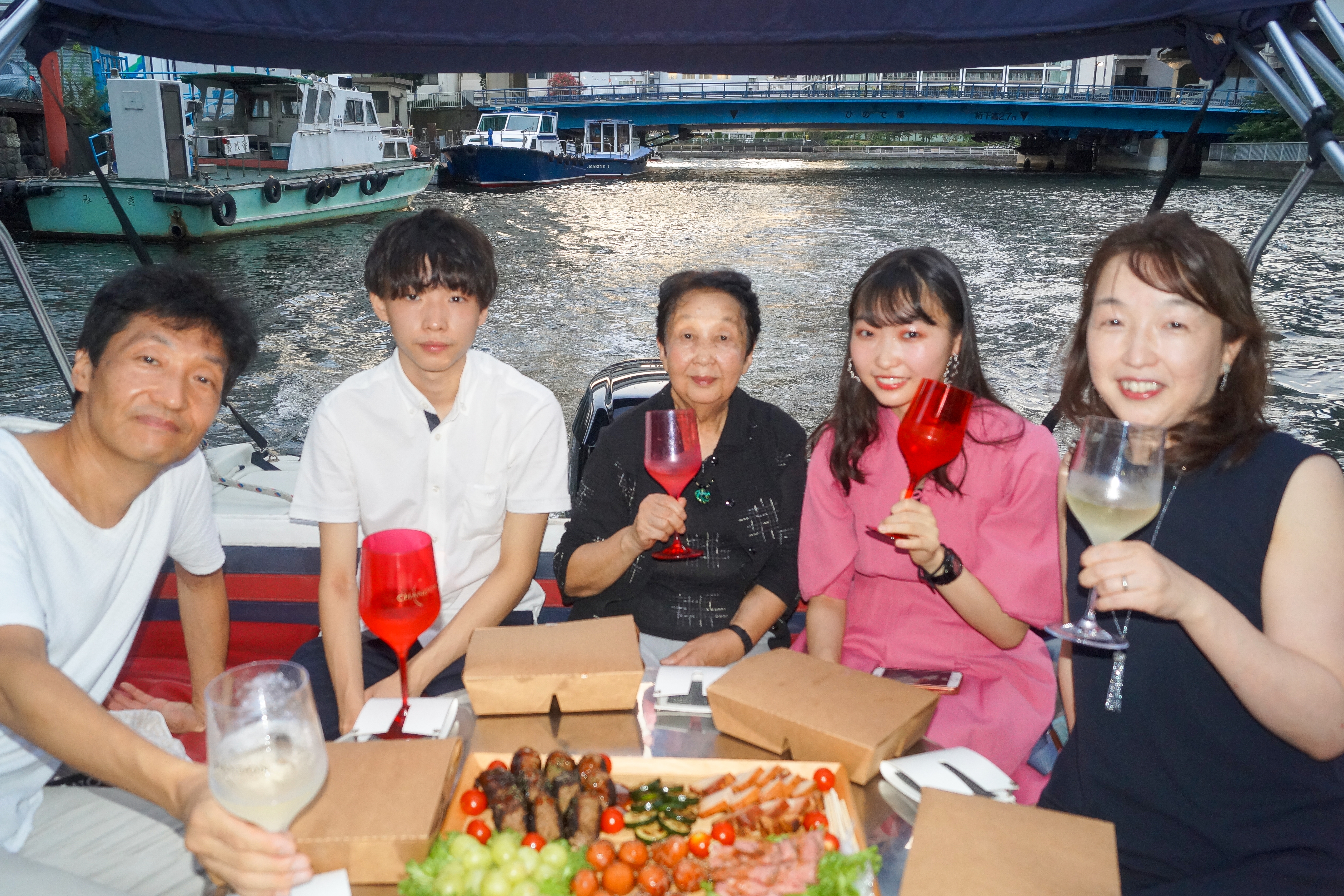 家族でクルージング