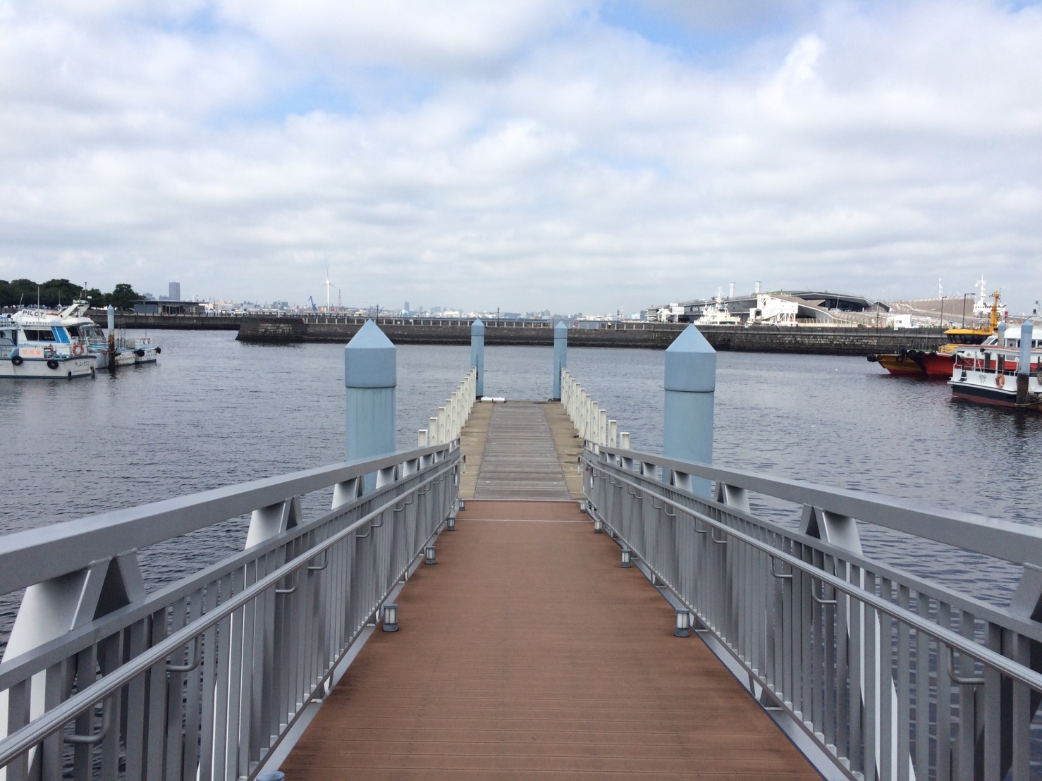 象の鼻桟橋の乗り場