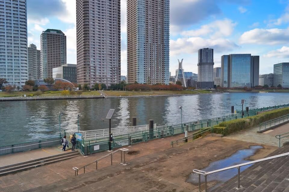 越中島桟橋の写真