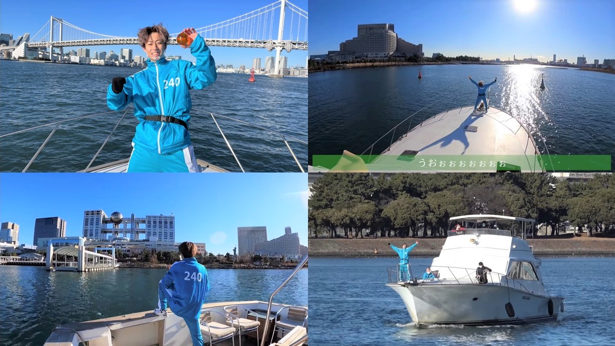 大人気動画クリエイター「コムドット」2022年、年明け最初の大型企画『24時間逆鬼ごっこ』の撮影にご使用いただきました。