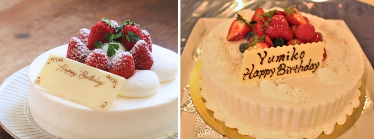 イチゴのホールケーキ