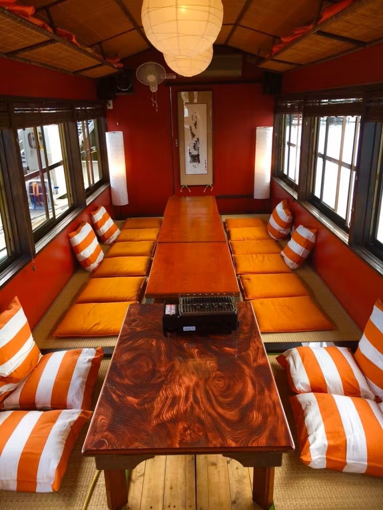 ユメミヅキ船内少し上からの画角