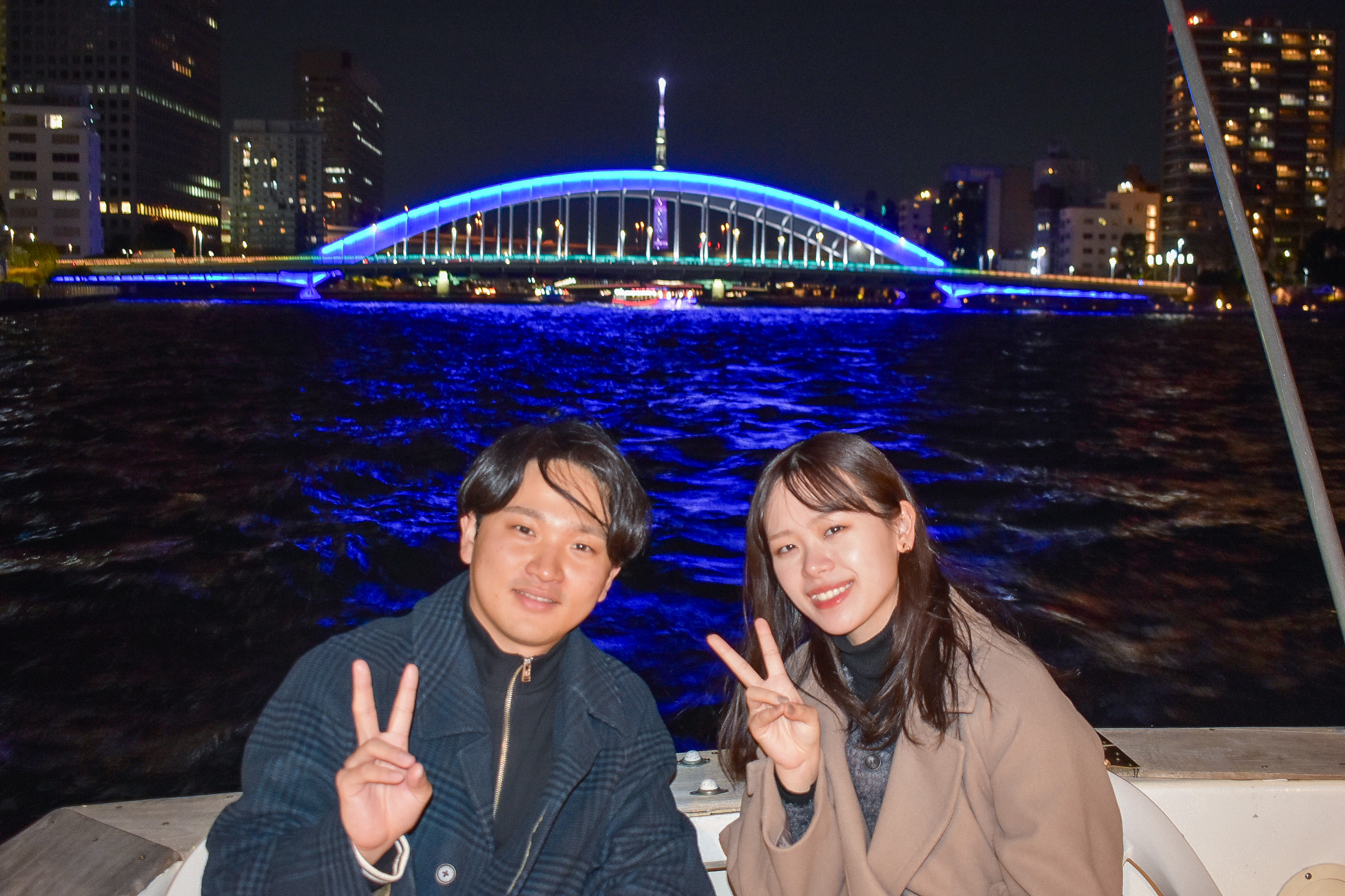 永代橋とスカイツリー