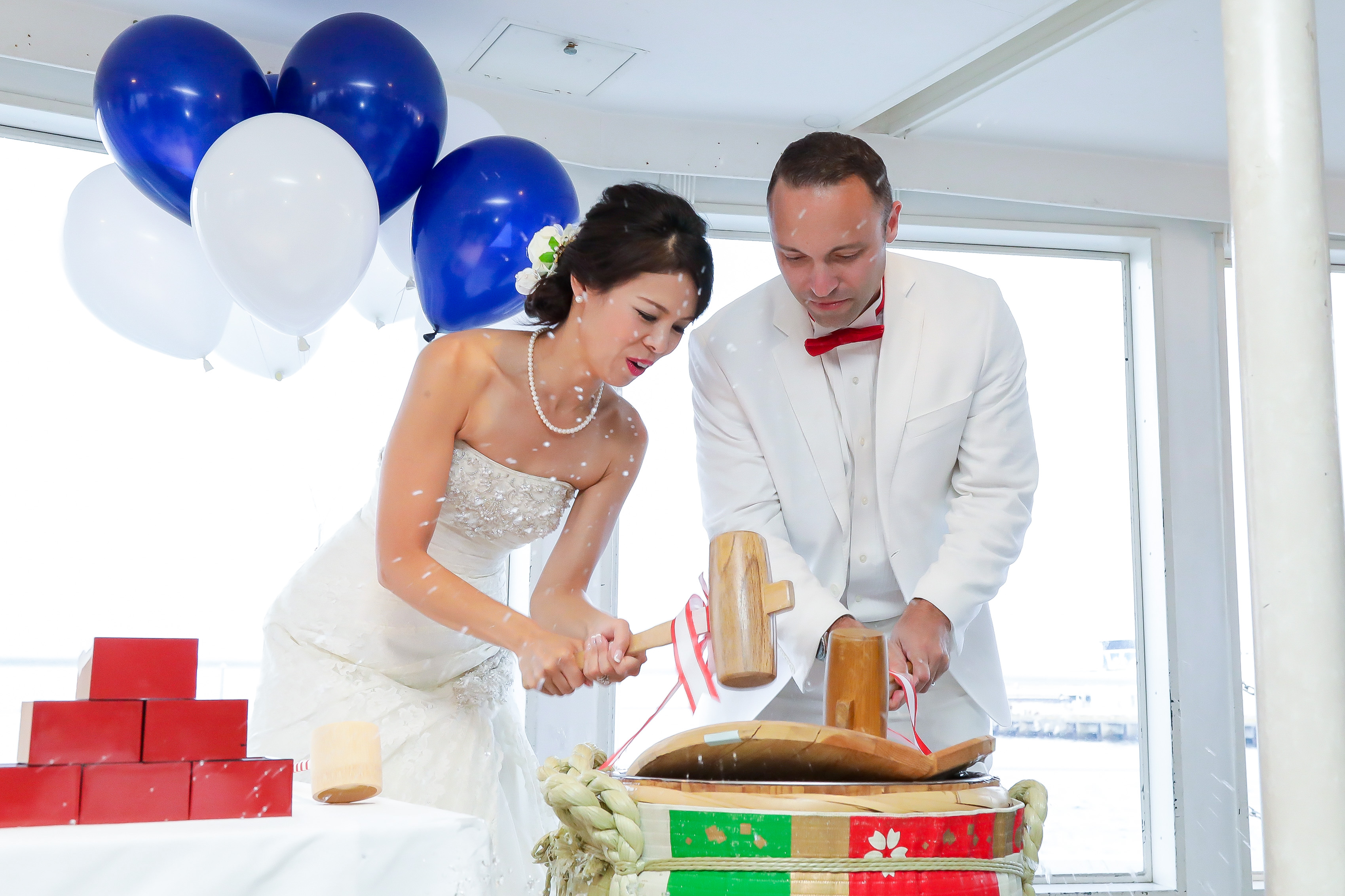 結婚式で鏡開き