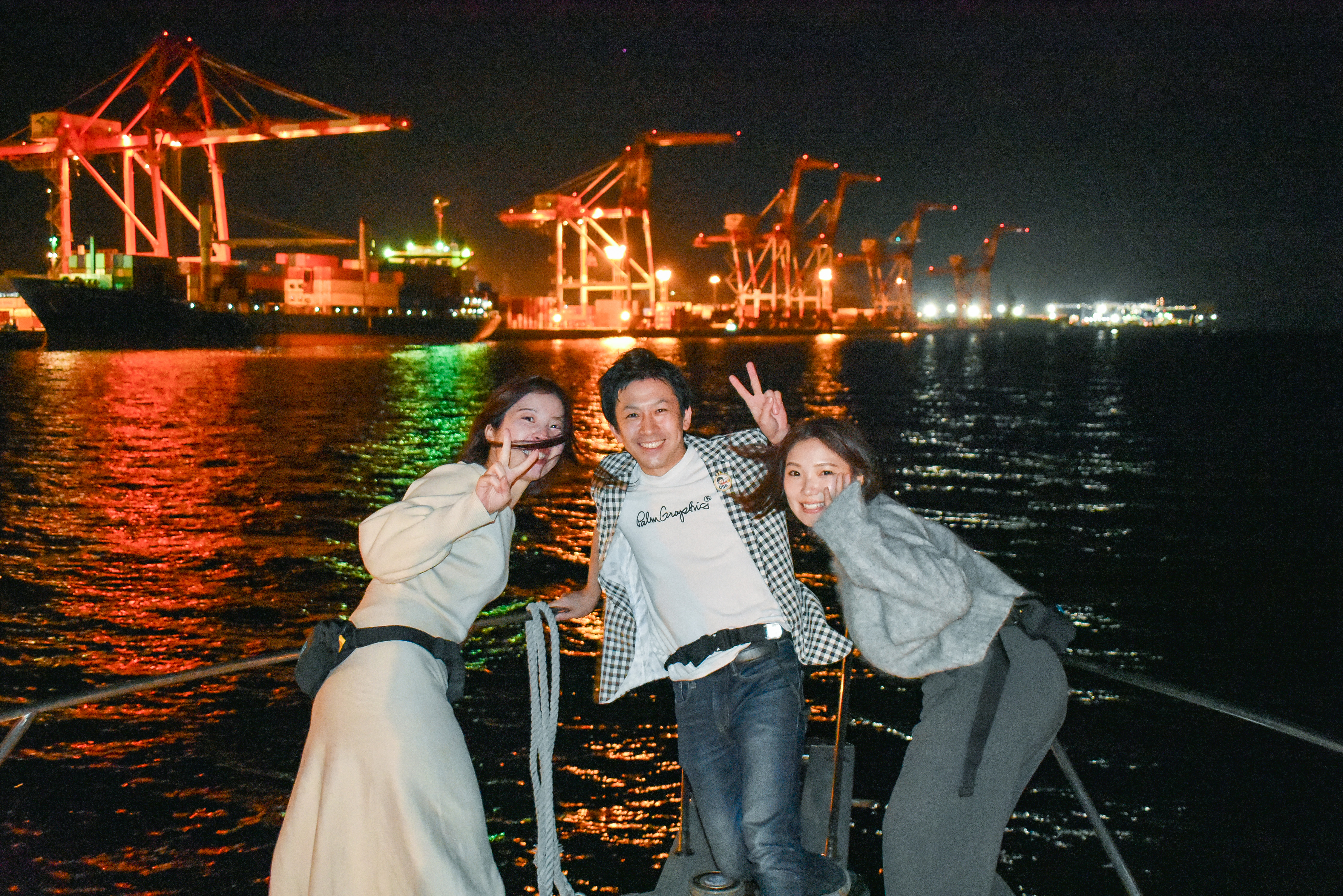 ガトラリークレーンと記念撮影