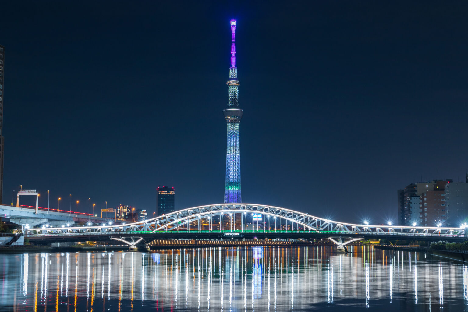 夜のスカイツリー