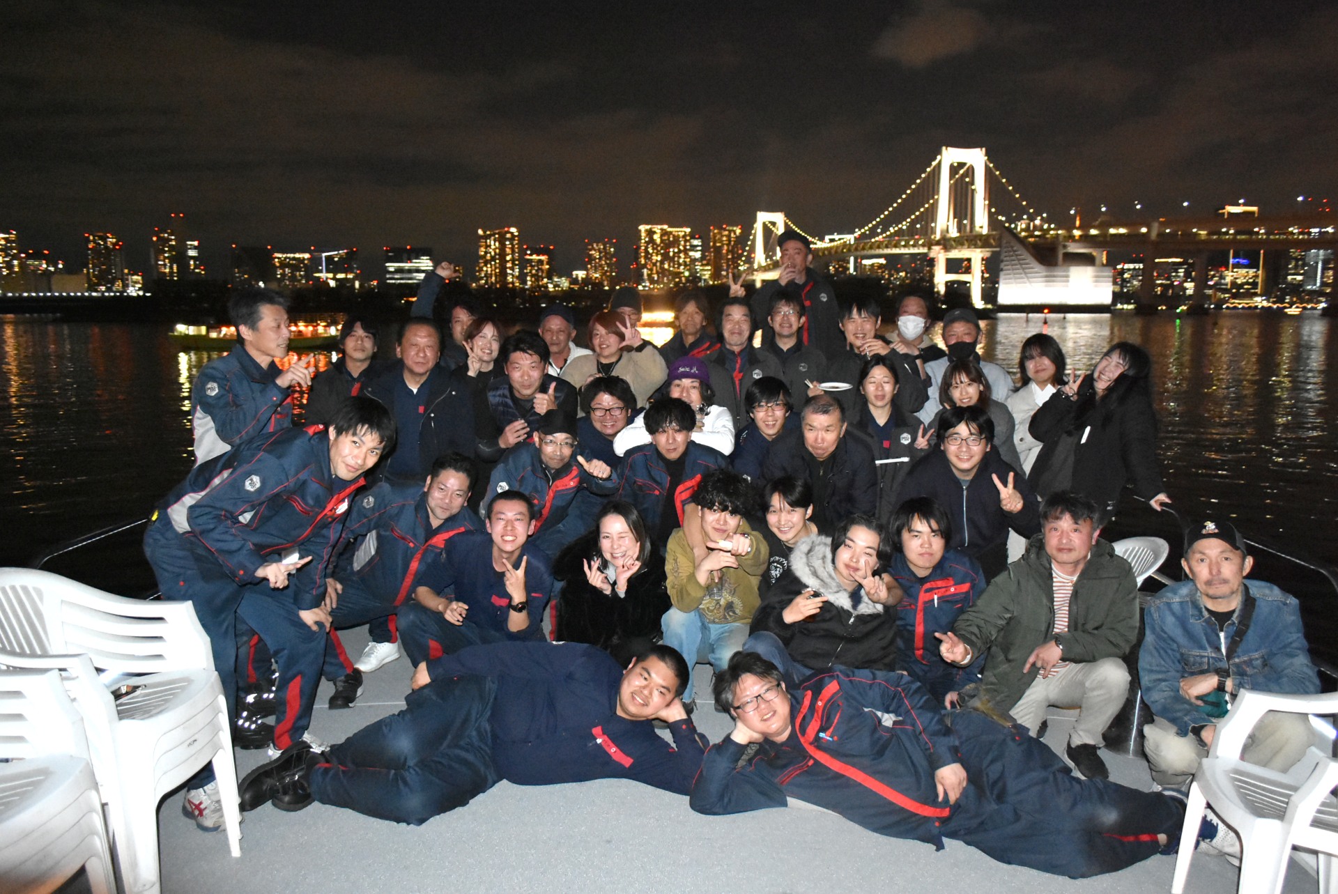浅草発・東京湾忘年会クルーズ！出張寿司職人＆絶景夜景で大盛り上がり♪